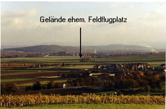 Das Gelände des Feldflugplatzes heute