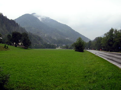 Wiese, auf der sich das Lager befand