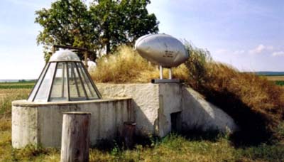 Der Flugbeobachtungsbunker in seinem heutigen Zustand