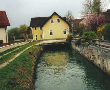 Blick auf das Kleinkraftwerk