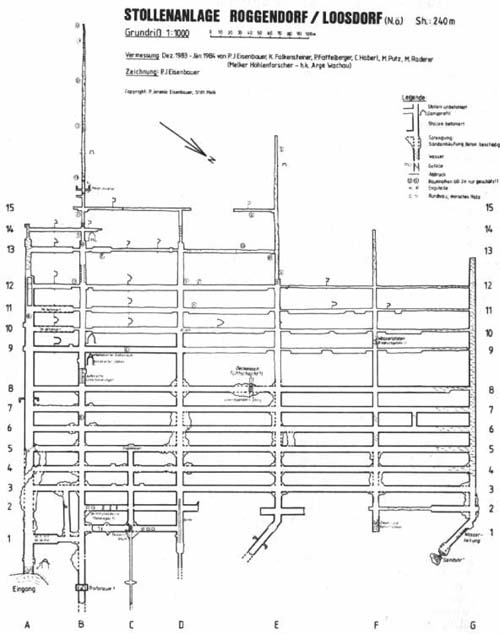 Die Stollenanlage Quarz im Zustand von 1983