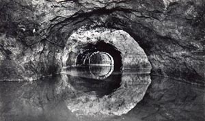 Die Seegrotte nach der erneuten Überflutung der Stollen