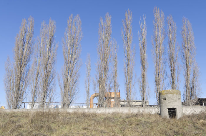 Splitterschutzzelle am Gelände des ehemaligen Tanklagers Simmering