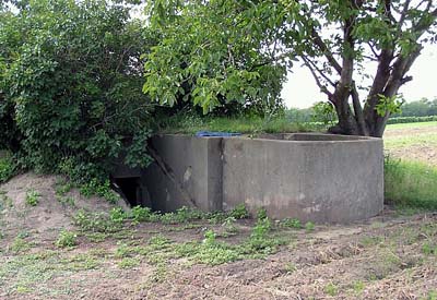 Der Flugbeobachtungsbunker in seinem heutigen Zustand